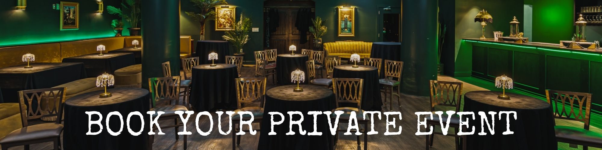 BOOK A PRIVATE EVENT at Fitz and the Wolfe